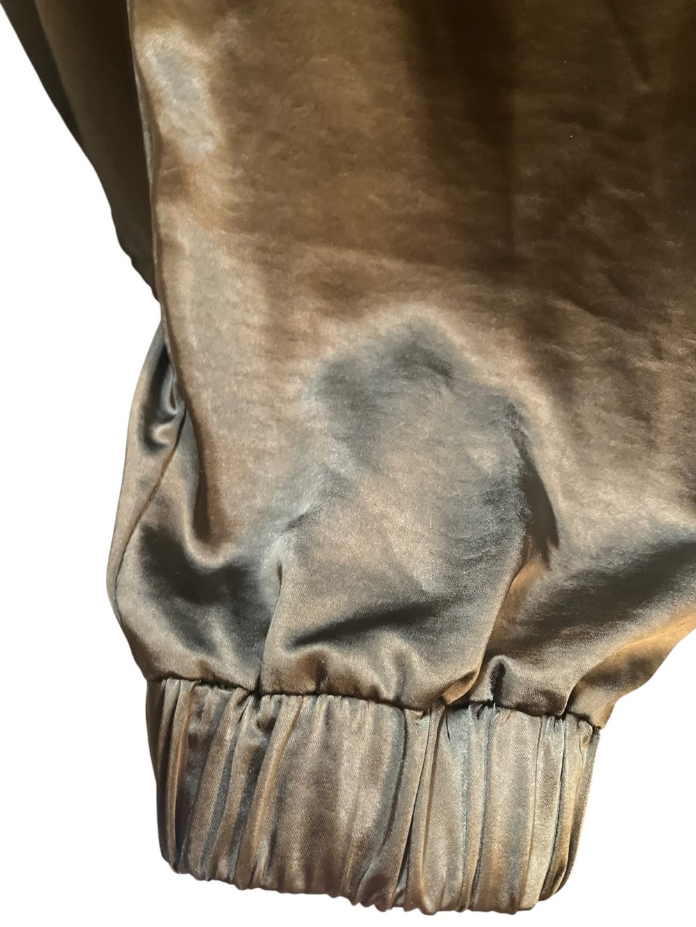 PLANET by Lauren G Poly Silk Lounge Jumpsuit Set (Pants and Blouse) - Picture 10 of 10